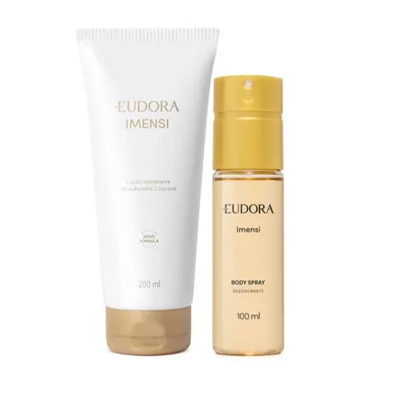 Combo Imensi Loção Hidratante Desodorante Corporal 200ml + Desodorante Body Spray 100ml