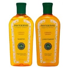 Kit Phytoervas Iluminador Camomila Shampoo + Condicionador 250ml Cabelos Radiantes