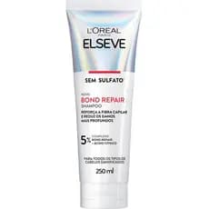 Shampoo Elseve Bond Repair L’Oréal Paris 250ml Reparação e Força Capilar Cabelos Danificados