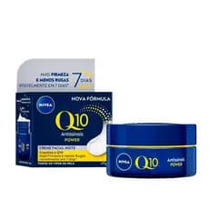 Creme Facial Antissinais Noturno Nivea Q10 Power 49g Anti-Idade Firmador Hidratante URB