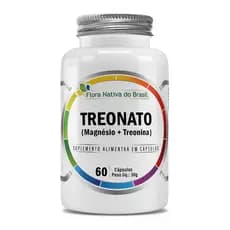 Magnésio Treonato 600mg 60 Caps Flora Nativa