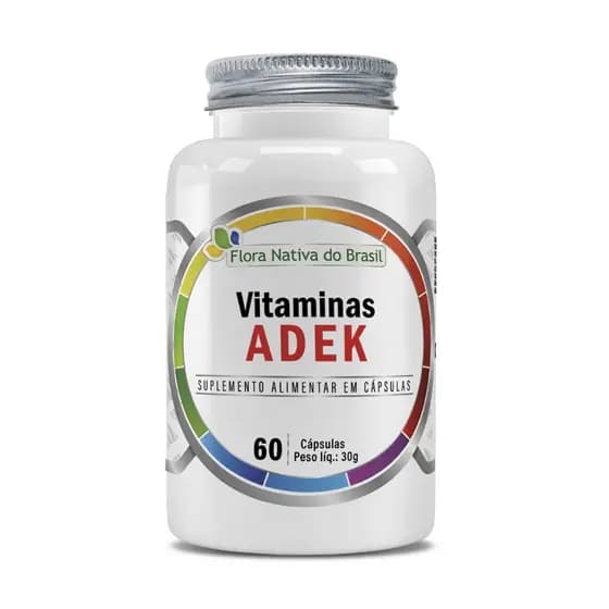Complexo Vitaminas A, D, E, K 60 Caps - Flora Nativa