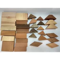 Retalho Pedaço Peça Madeira Nobre P/ Artesanato Diy