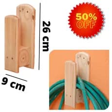 Suporte para Mangueira feito com madeira Pinus