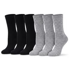 Meia Masculina Cano Alto Algodão 100% Kit Meia Masculino Preta  Social Cinza