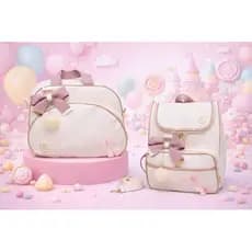Bolsa Maternidade 2 Peças Luxo Grande Impermeável Multifuncional Para Bebê
