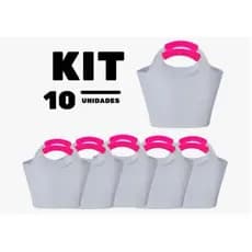 Kit 10 Unidades PERSONALIZADA De Sacola Cooler Ice Bag 12litros - Sacola Bolsa Bag Cooler Cerveja Praia promoção