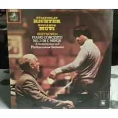 LP / Sviatoslav Richter, Ricardo Muti - Beethoven Piano Concerto No.3 in C Minor & Andante in F Philharmonia Orchestra
