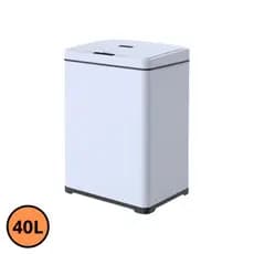 Lixeira Sensor Automatica Sem Toque 50 Litros Aco Inoxidavel Higienica Resistente Facil Uso