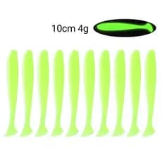 Isca Artificial Shad Luminosa 10cm 4g