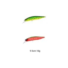 Isca Artificial Meia Água Jerk Bait Réplica 9.5cm 10g 2 Unidades