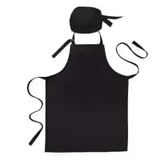 Bandana com Avental Oxford Com Regulagem de altura, Bolso Profissional Bar Atendimento Evento Festa Foodtruck Food Chef