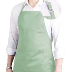 kIT 2 Aventais Brim Algodão Regulável Altura Com Bolso Preto Branco Vermelho Chef Bar Restaurante