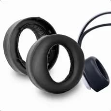 Par de Almofadas para Fone de Ouvido Sem Fio Sony Pulse 3D Espumas Macias com Alta Durabilidade