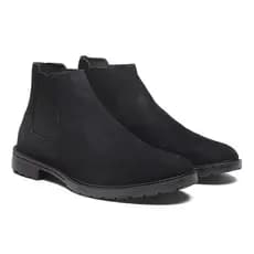 Bota Botina Masculina Country Chelsea Vaquejada Camurça
