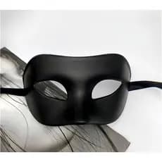 Kit 2 Máscaras Pretas Festa Baile  Fantasia Veneziana Cosplay Gogoboy  Feminina Eventos Festas