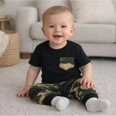 Conjunto Camuflado Menino