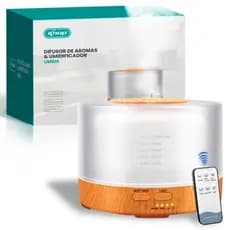Umidificador de Ar e Ambiente Difusor de Aromas  Com Controle Remoto500ml KNUP - KP-UM616