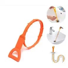 2 Desentupidor Coletor de Cabelos Pia Plástico 51cm Serve para ralos de box, pias, banheiras. (02 UNIDADES)