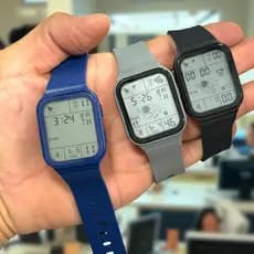 [LU01] Relógio Feminino Masculino Digital SpaceFit – Design Futurista, 100% aprova D`agua.