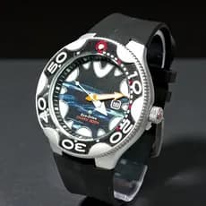 [ORC]Relógio Masculino  Analógico, Pulseira de Borracha, Resistente à Água