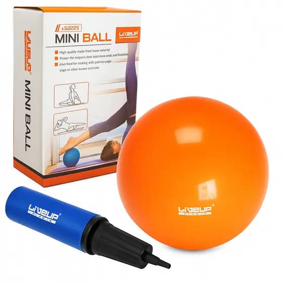 Bola de Pilates 25cm Ginástica Overball Ioga Exercício Fisioterapia Treino