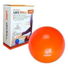Bola Pilates Toning Ball Yoga Overball 25 Cm Laranja Treino Ginástica Academia Exercício Liveup