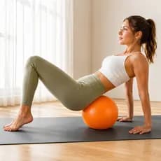 Bola de Pilates 25cm Overball Ioga Exercício Ginástica Treino