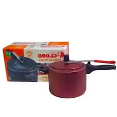 Panela de pressão 4,5 litros antiaderente 5 camadas Globo Cereja