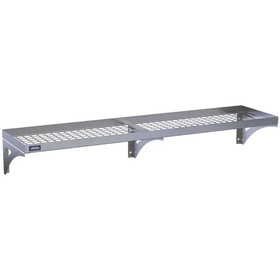 Prateleira Escorredor Inox Gradeada Aparador 25x100