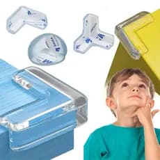Protetor De Quina Silicone Mesa Segurança Para Crianças E Bebes Proteção Promoção