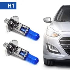 Par Lâmpadas H1 Farol Alto Kia Cerato Super Branca Halogena Inmetro 2010 2011 2012 2013