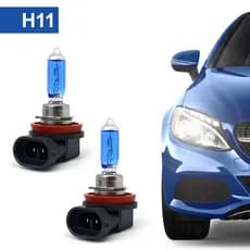 Par Lâmpadas H11 Farol Milha Honda Civic Super Branca Halogena 2004 2005 2006 2007 2008 2009