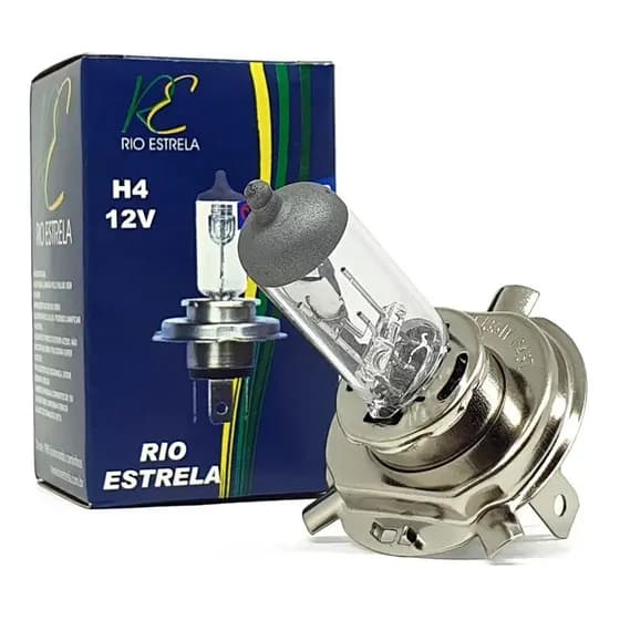 10 Lâmpadas H4 Moto Alto Baixo Amarelo 12v 35/35w Rio Estrela Atacado Melhor Custo Benefício do Mercado Barato
