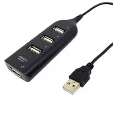 HUB 4 Portas USB 2.0 Universal Extensor Alta Velocidade Teclado Mouse Pendrive