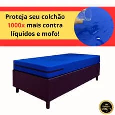 Capa protetor de Colchao Medida Solteiro impermeavel Hospitalar com ziper lateral escolha sua cor