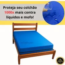 Capa Protetora Para Colchão Casal Capa Impermeável Hospitalar Com Zíper Antialérgico Antiácaro