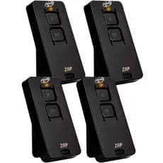 4 Controle Remoto Portão 2 Canais Ppa Zap Pop 433mhz Hibrido Dupla Tecnologia