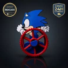 Brinquedo Sonic Equilibrista Gira 360° Não Cai Infantil Interativo Educativo Presente Meninos Diversão Brinquedo