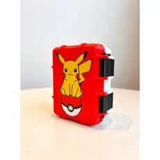 Deck Box Pikachu Porta Deck 100 Cartas Sleeved TCG Pokémon Card Game Premium