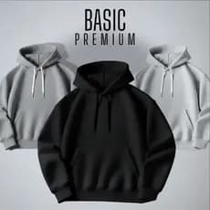 Moletom Liso Premium Básico Blusa De Frio Casaco Flanelado Masculino Feminino Canguru Capuz