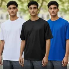 Kit 3 Camisetas Masculinas Dry Fit – conforto, ajuste perfeito e desempenho ideal para treinos de alta intensidade.