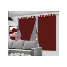 Cortina Blackout Corta Luz Blecaute Voil Ilhós Quarto ou Sala 2,80m X 1,80m