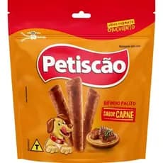 Bifinho Mastigável de Carne Palito Petiscão 500g – Sabor e Diversão para o Seu Cão!