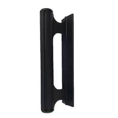 Puxador Porta Portao Aluminio Madeira Ferro Buzio Reto Preto 150mm
