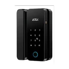FECHADURA ELETRONICA DIGITAL BIOMETRICA SOBREPOR PORTA INTELIGENTE IA SIGMA FE20 PRETO