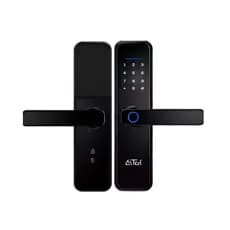 FECHADURA ELETRONICA DIGITAL BIOMETRICA EMBUTIR PORTA SIGMA FE05 PRETO