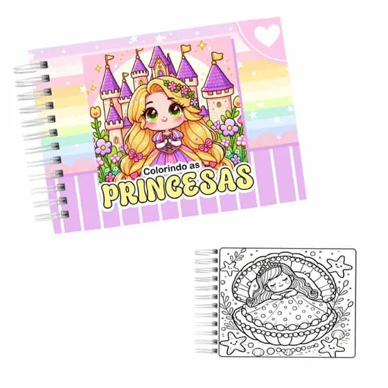 Livro de Colorir Princesas