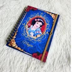 Caderno capa dura - princesas