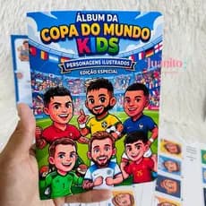 Álbum de Figurinhas Infantil da Copa do Mundo 2026